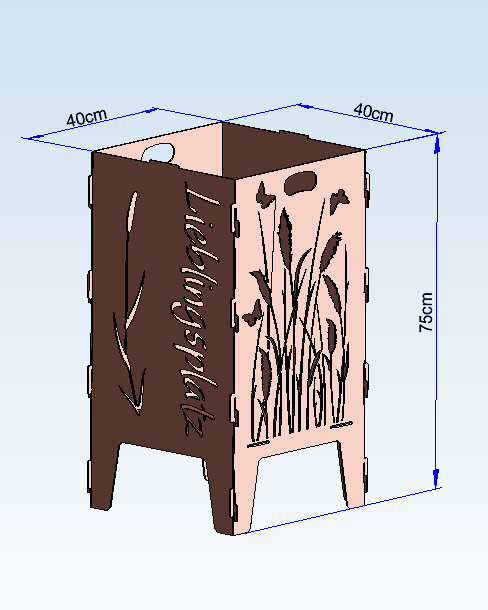 Feuertonne „Sommerwiese“
