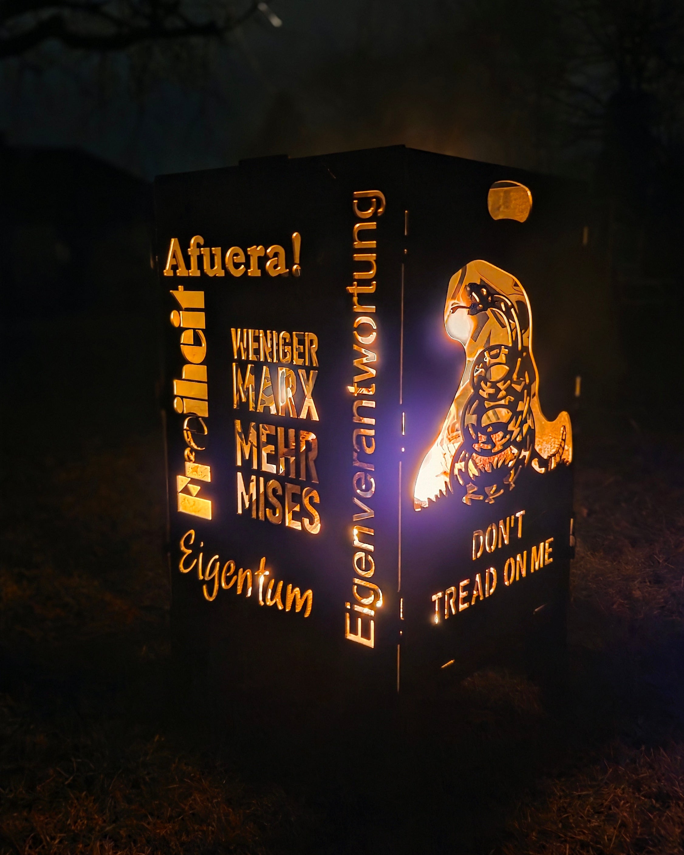 Feuertonne „Afuera“