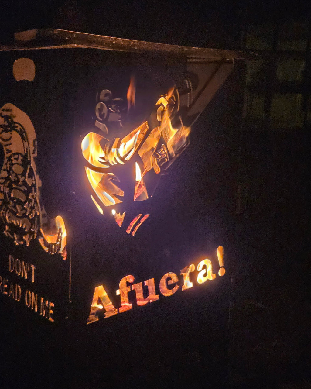 Feuertonne „Afuera“