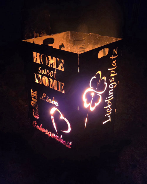 Feuertonne „Home sweet Home“