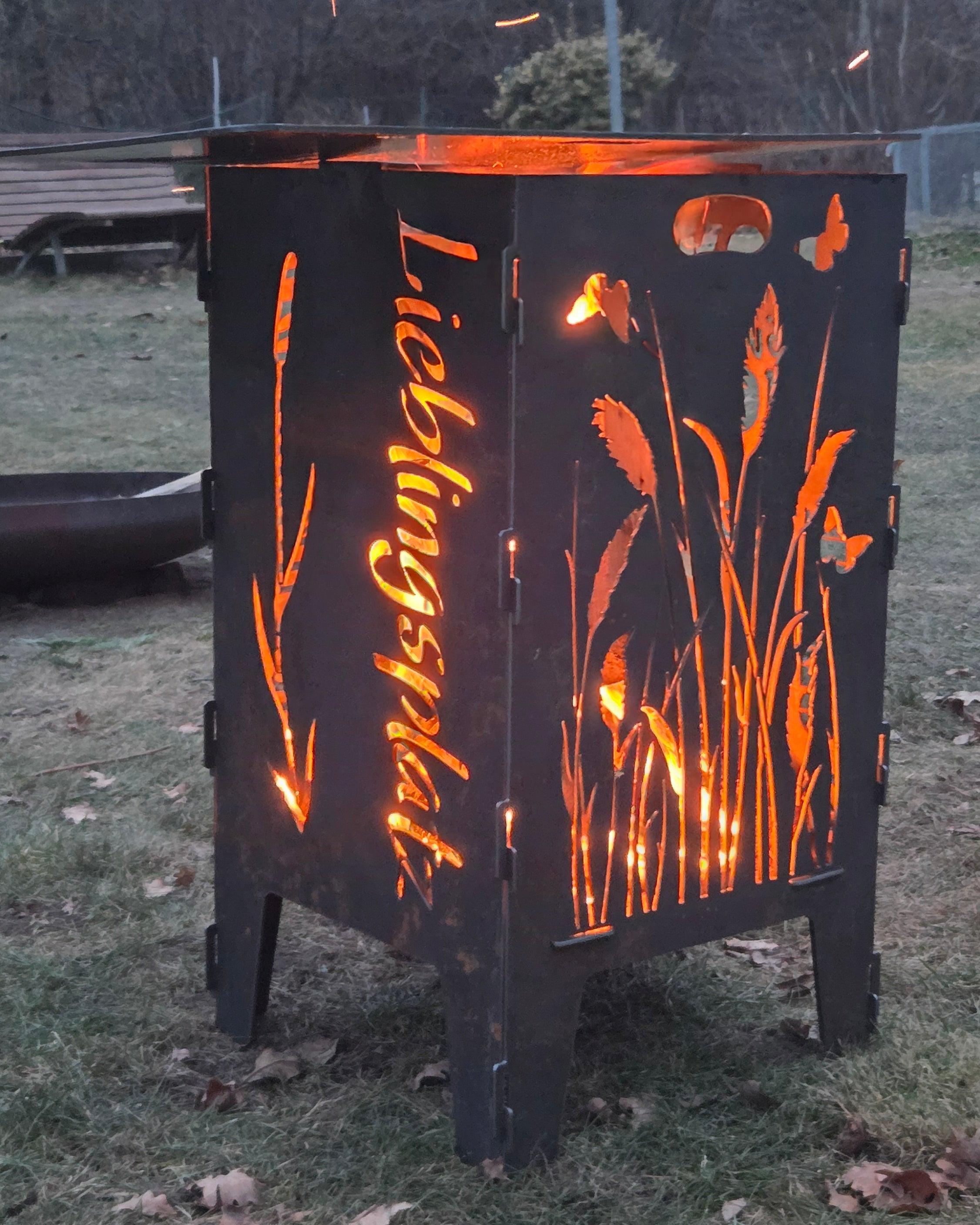 Feuertonne „Sommerwiese“