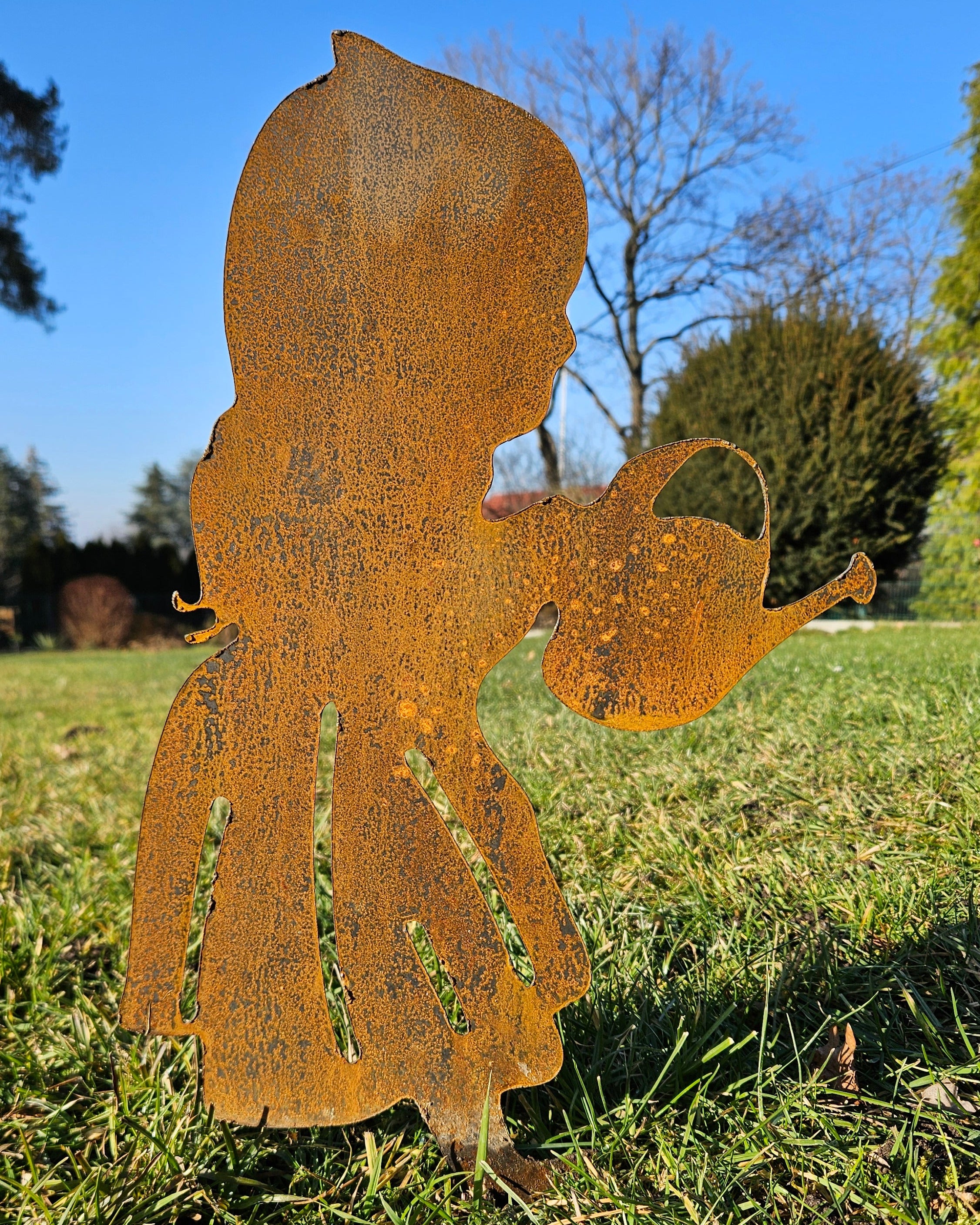 Gartenstecker "Henriette" - 2mm Cortenstahl (Edelrost)