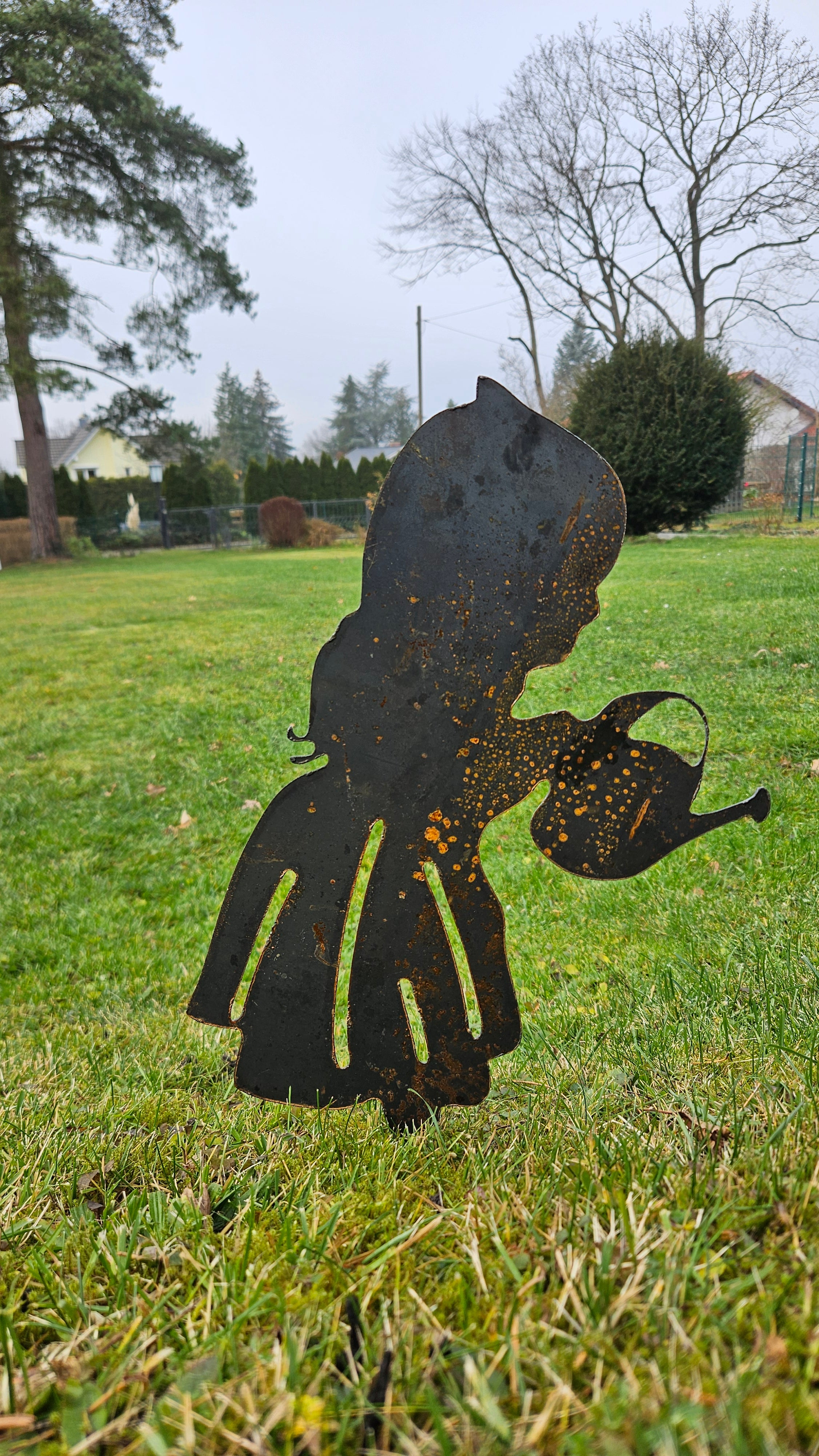 Gartenstecker "Henriette" - 2mm Cortenstahl (Edelrost)