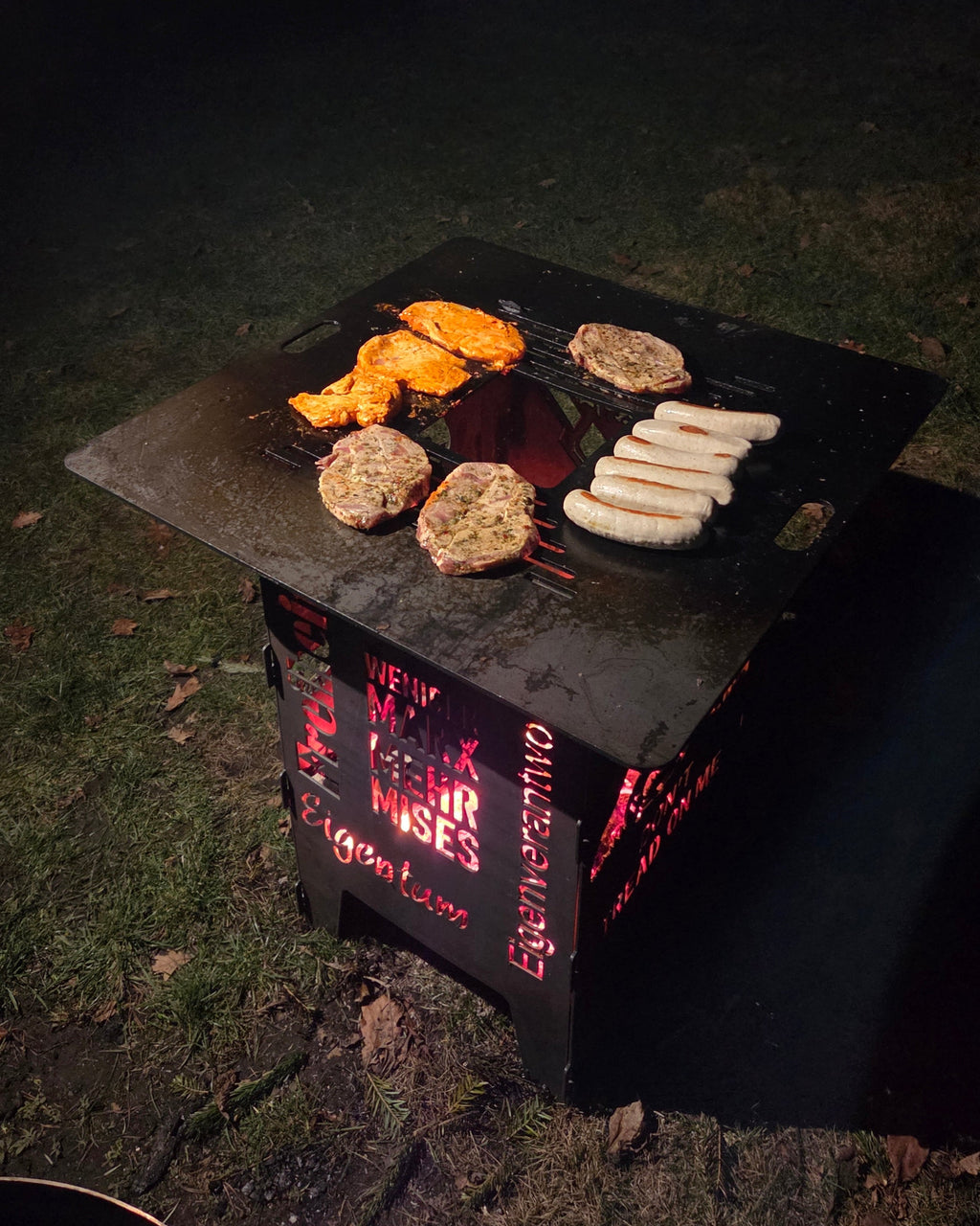 Grillplatte für Feuertonne
