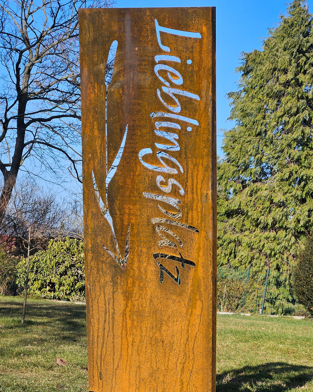 Sichtschutzwand "Lieblingsplatz"