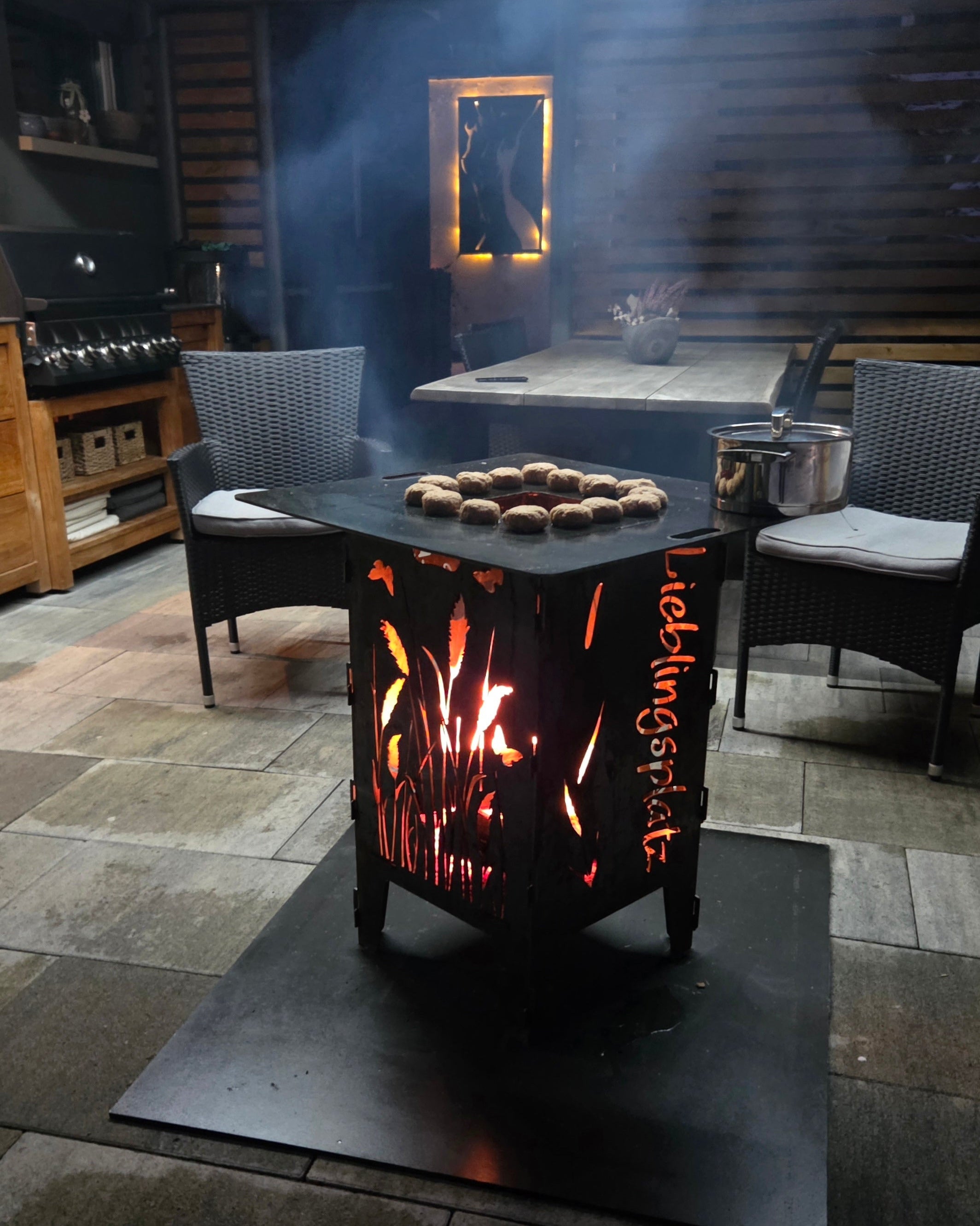 Feuertonne „Sommerwiese“