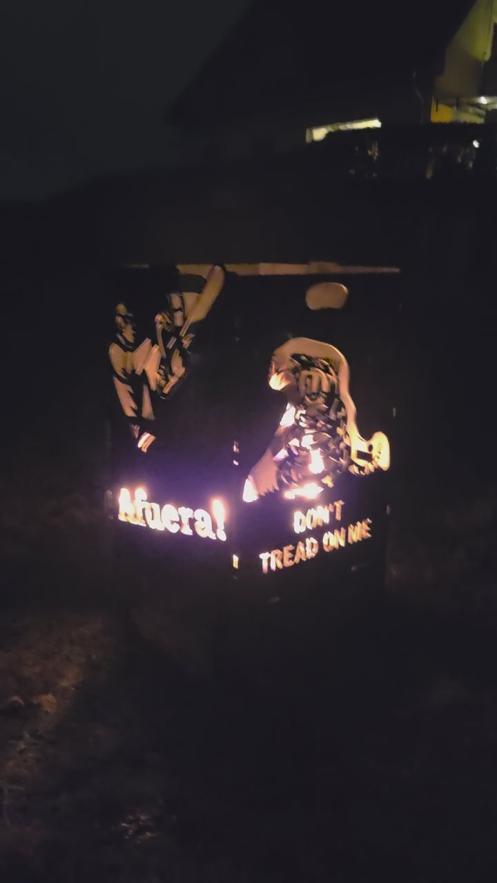 Feuertonne „Afuera“